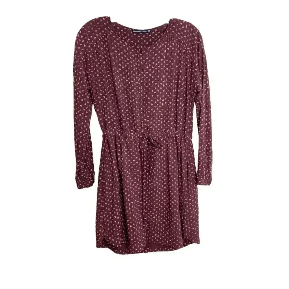 Abercrombie & Fitch Drawstring Waist Casual Dress